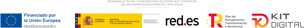 Son logotipos institucionales que aparecen a pie de web